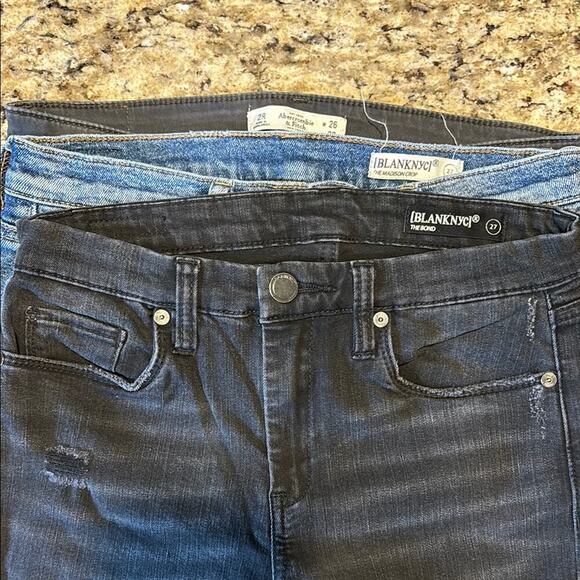 Na Denim - 3pk Reseller Jean Bundle Blank NYC Abercrombie Sz 26-27